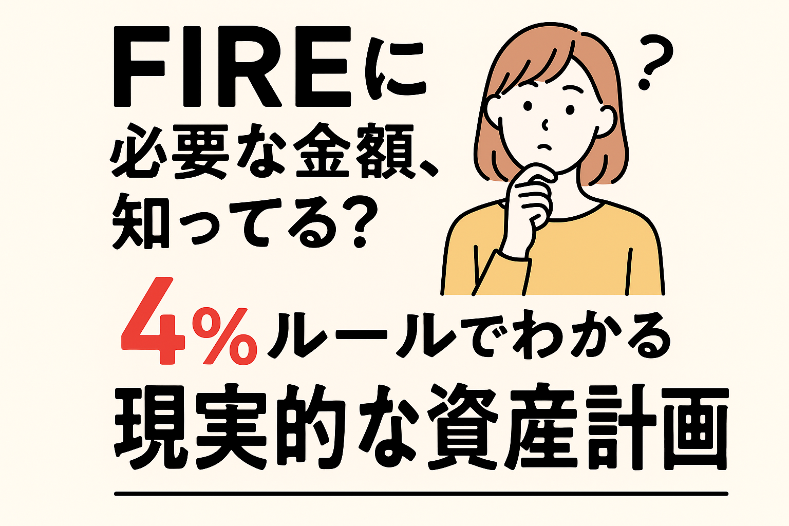 🔥FIREを実現するにはいくら必要？4％ルールの真実と落とし穴