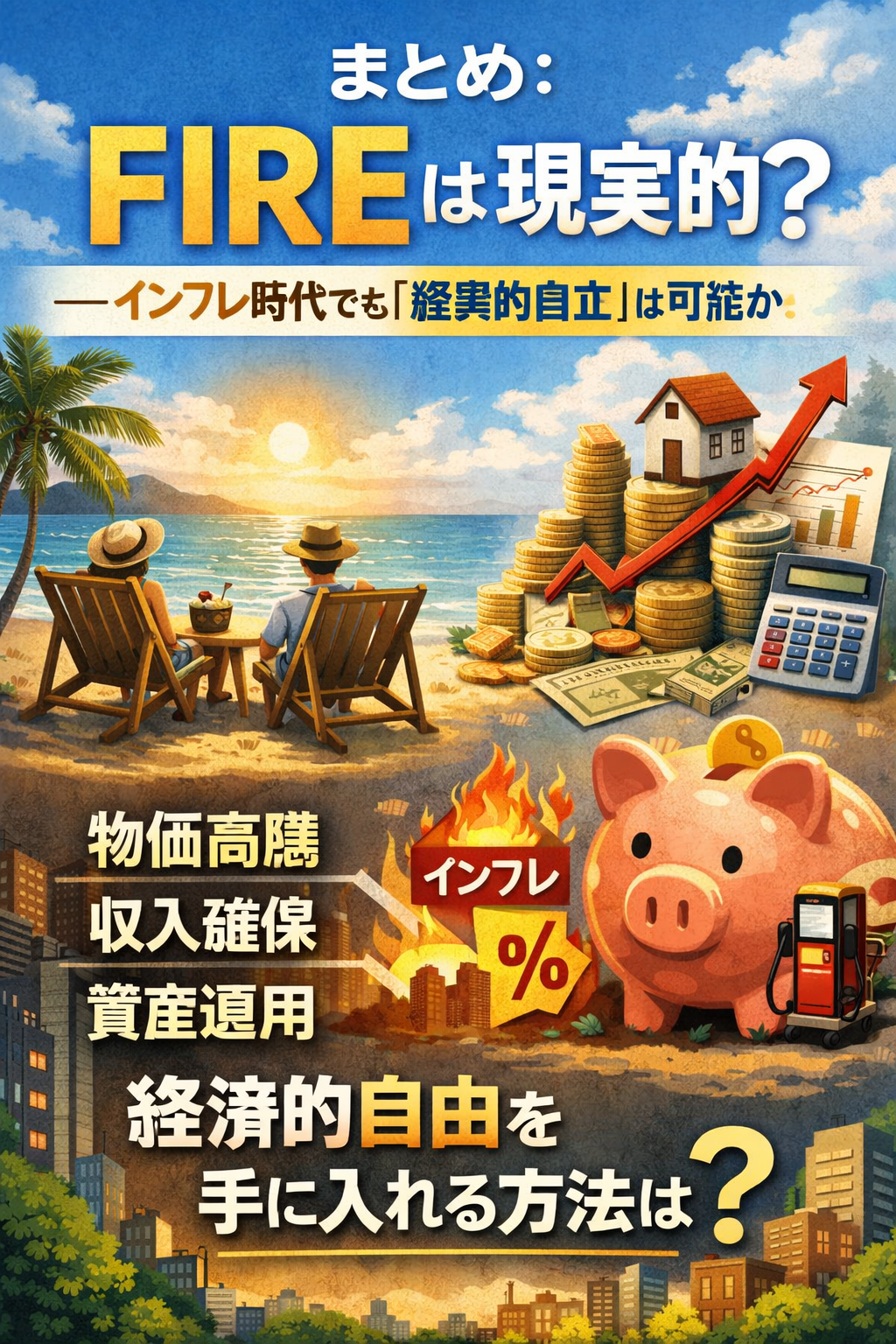 まとめ：FIREはまだ現実的？――インフレ時代でも「経済的自立」は可能か