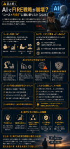 AIの急速な進化が、これまで人気だった早期リタイア戦略「FIRE」に影響を与え始めています。 特に注目されているのが、「コーストFIRE（Coast FIRE）」という働き方です。 資産形成と仕事のバランスを取るこの戦略に対し、投資のプロから警告が出ています。